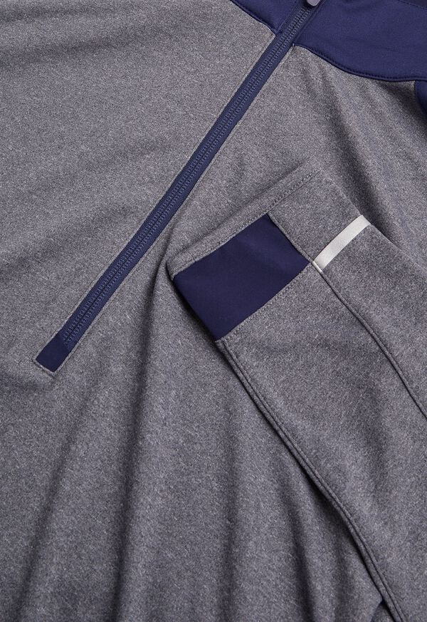 Paul Stuart Mélange Knit Quarter Zip, image 2