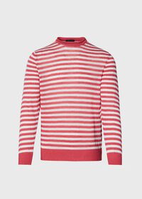 Paul Stuart Linen & Cotton Rollneck Stripe Sweater, thumbnail 1