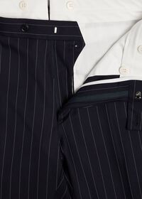 Paul Stuart Navy Pinstripe Wool Suit, thumbnail 6