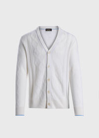 Paul Stuart Cashmere Cable Cardigan, thumbnail 1