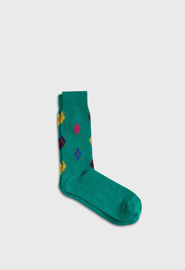 Paul Stuart Small Argyle Motif Sock, image 1