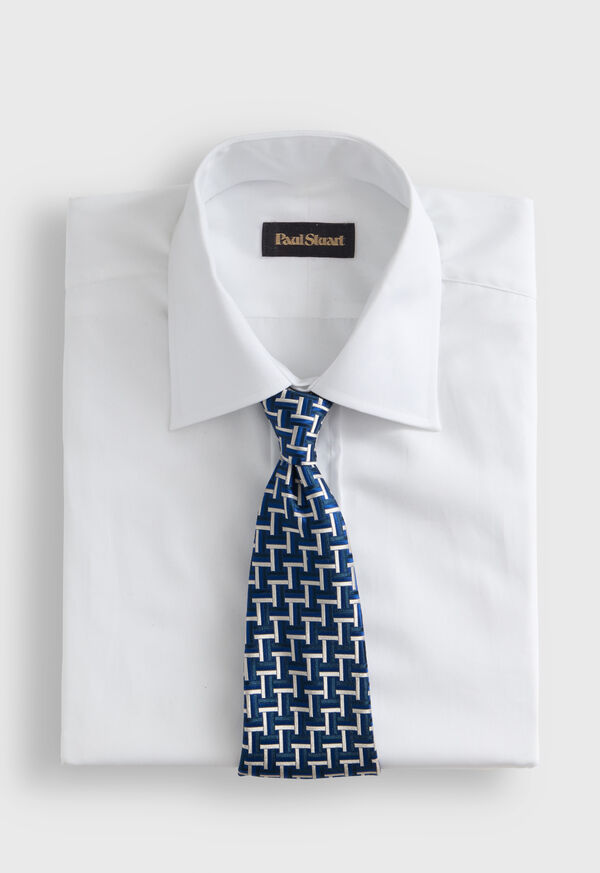 Paul Stuart Woven Silk Basketweave Tie, image 2