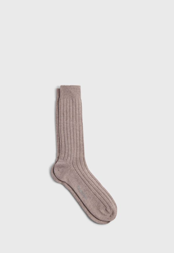 Paul Stuart Cashmere Ribbed Sock, image 1