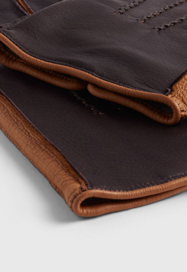 Paul Stuart Color Contrast Leather Gloves, image 2