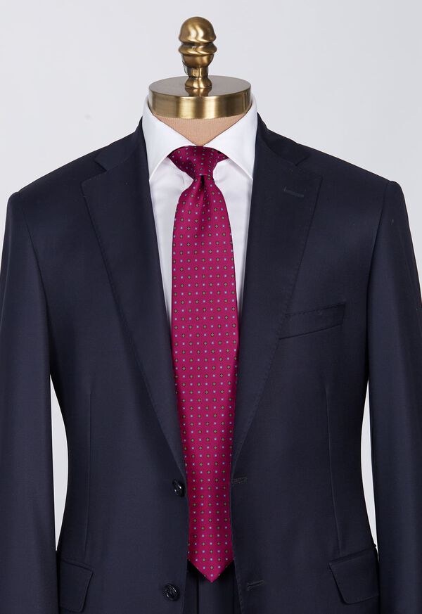 Paul Stuart Woven Silk Micro Medallion Tie, image 2