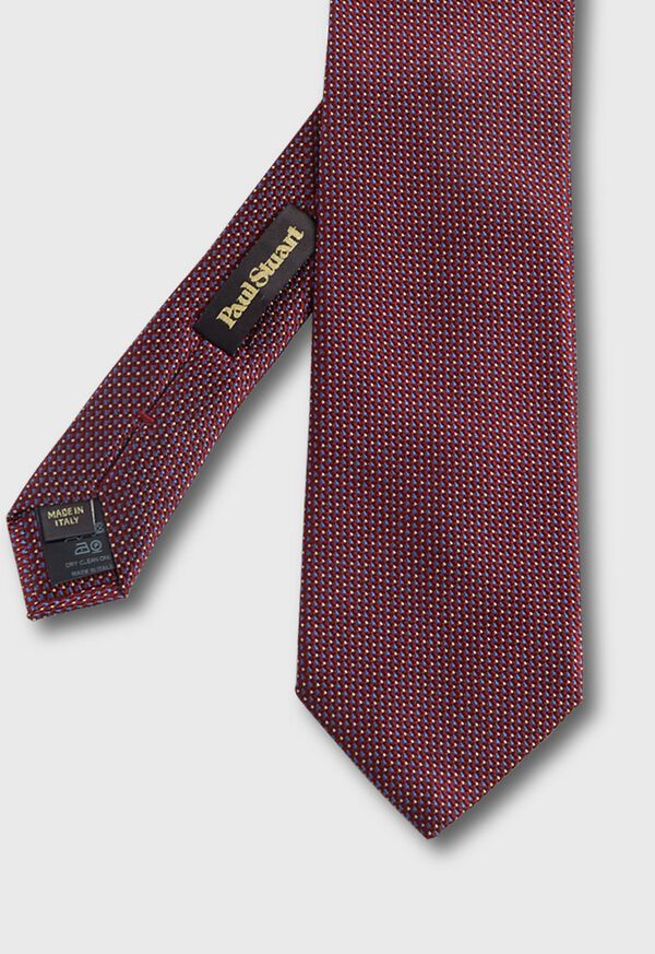 Paul Stuart Micro Jacquard Solid Tie, image 1