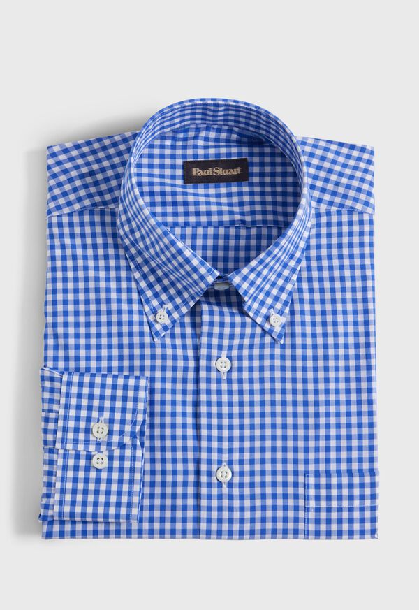 Paul Stuart Cotton Classic Gingham Sport Shirt, image 1