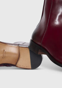 Paul Stuart Spencer Leather Zip Boot, thumbnail 5