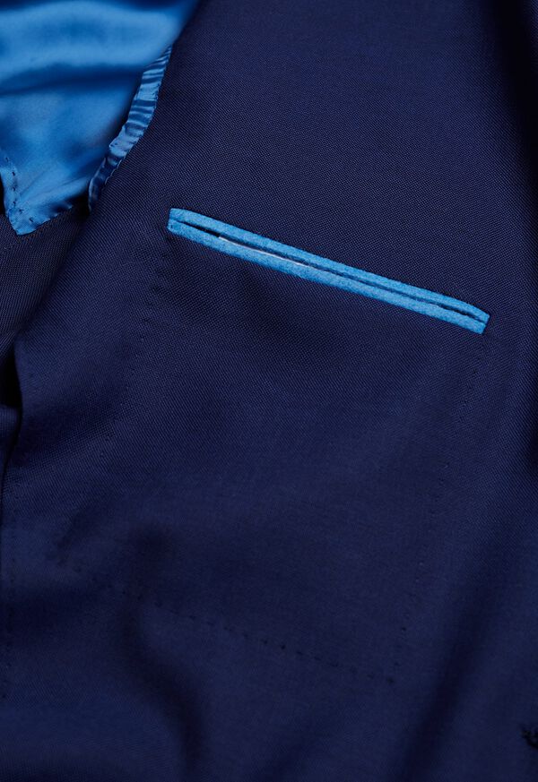 Paul Stuart Royal Blue Solid Sport Jacket, image 3
