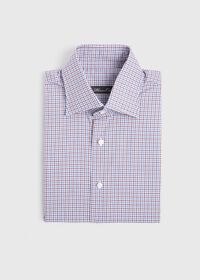 Paul Stuart Mini Check Dress Shirt, thumbnail 1