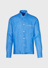 Paul Stuart Linen Stand Collar Pajama, thumbnail 2