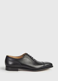 Paul Stuart The Westbourne Black Leather Cap Toe, thumbnail 1