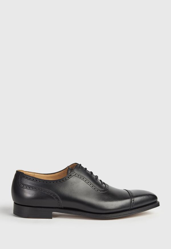 Paul Stuart The Westbourne Black Leather Cap Toe, image 1