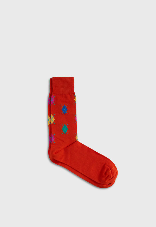 Paul Stuart Small Argyle Motif Sock, image 1