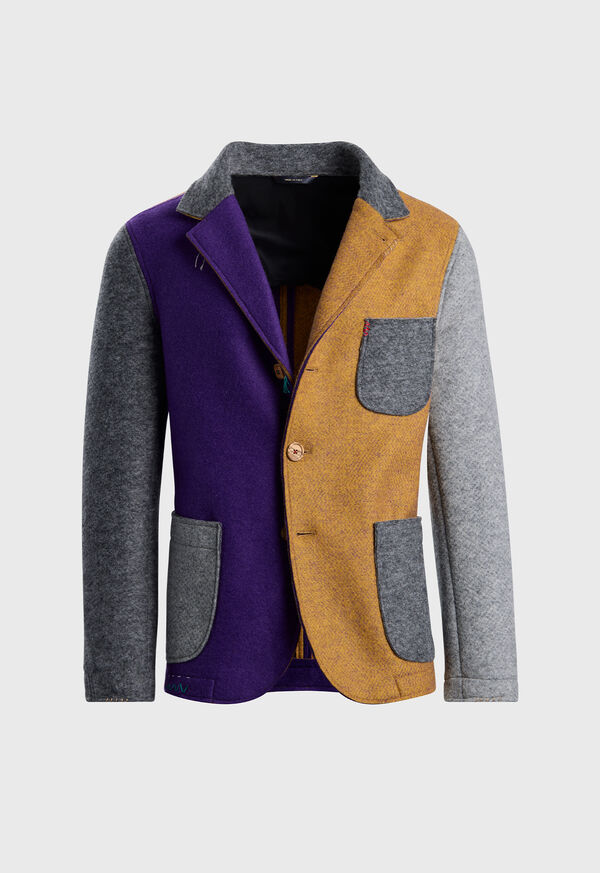 Paul Stuart Colorblock Raw Edge Jacket, image 1