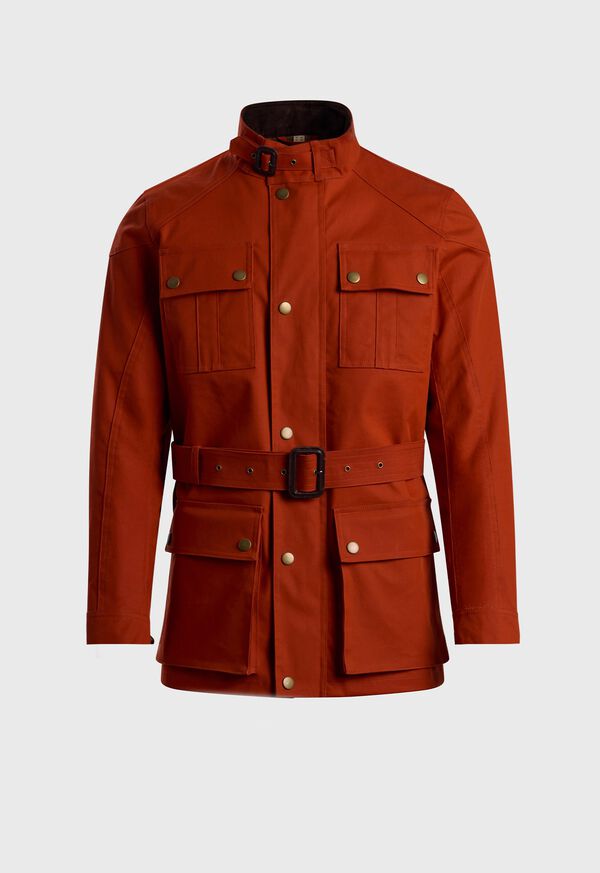 Paul Stuart Belted Terracotta Field Jacket, image 1