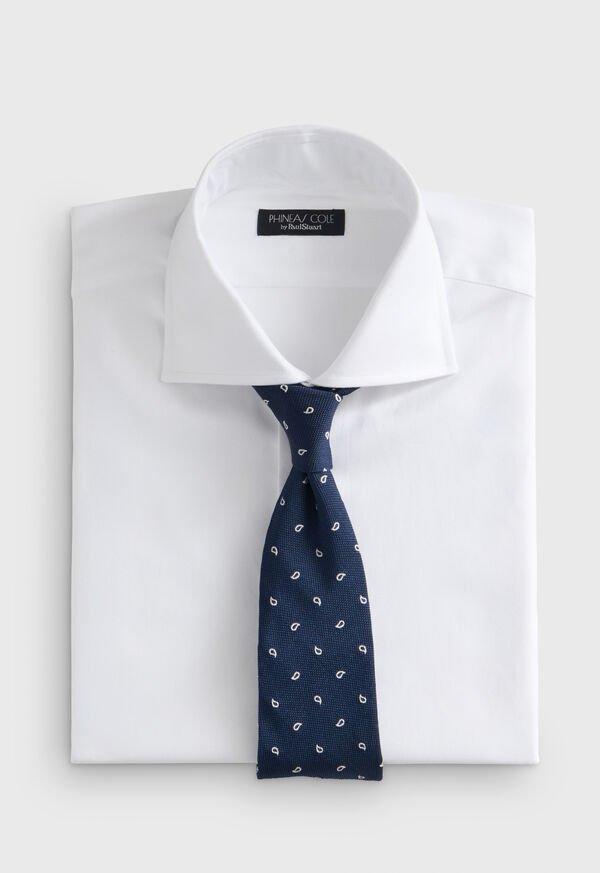 Paul Stuart Mini Paisley Woven Silk Tie, image 2
