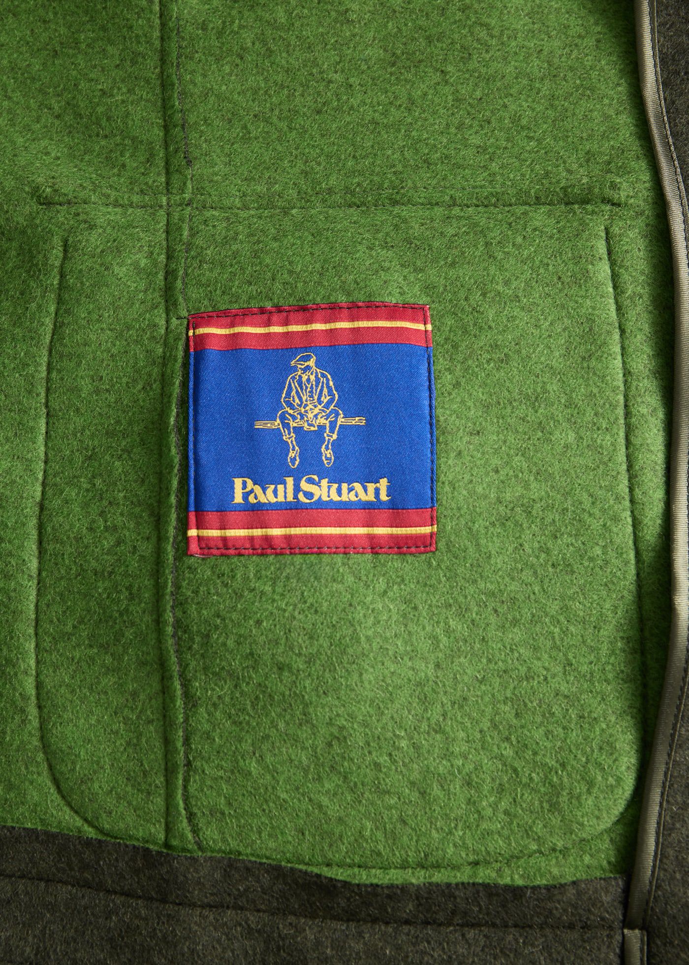 ジャケット・アウター 90s Paul Stuart wool half coat VINTAGE Paul Stuart Suit Men 41 Long Gray Wool Check Pleated