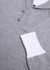 Paul Stuart Grey Short Shawl Cardigan, thumbnail 2