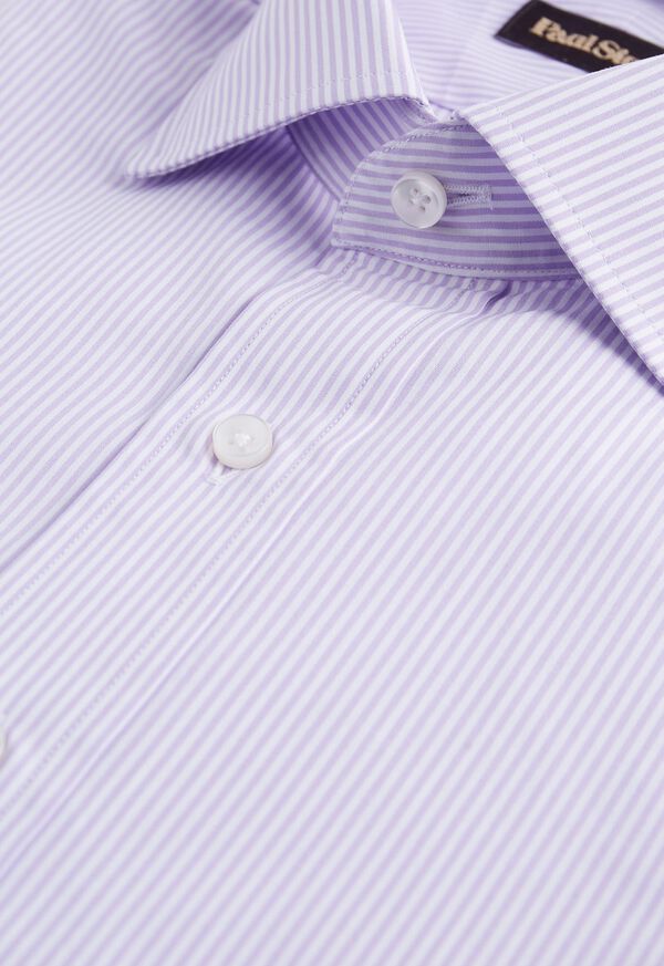 Paul Stuart Lilac Bengal Stripe Dress Shirt, image 2