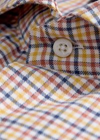 Paul Stuart Brushed Cotton Plaid Sport Shirt, thumbnail 2