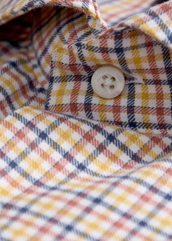 Paul Stuart Brushed Cotton Plaid Sport Shirt
