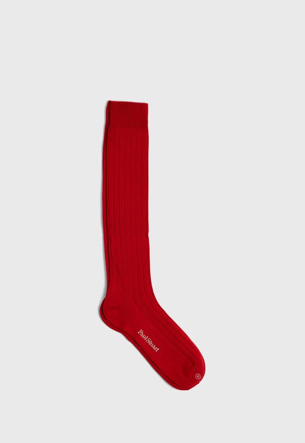 Paul Stuart Cashmere Ribbed Sock, image 1