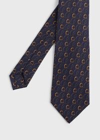 Paul Stuart Printed Silk Belts and Bits Tie, thumbnail 1