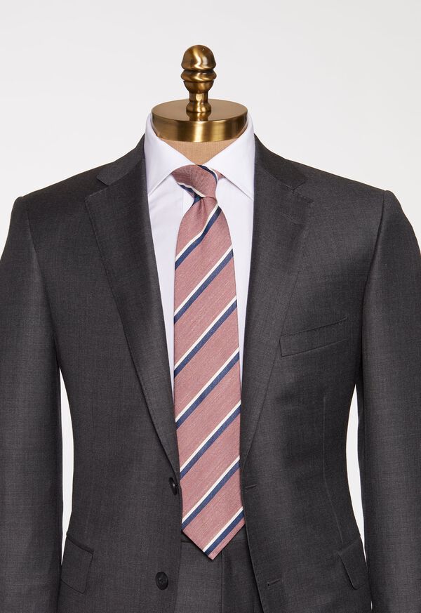 Paul Stuart Stripe Silk Tie, image 2