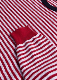 Paul Stuart Cotton Striped Crewneck Sweater, thumbnail 3