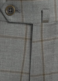 Paul Stuart Wool Windowpane Suit, thumbnail 5