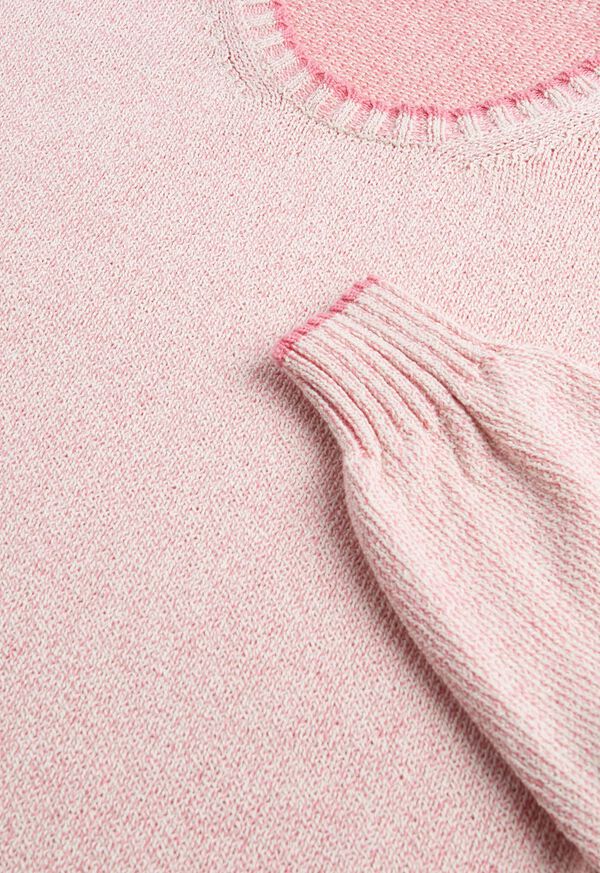 Paul Stuart Cotton Mouliné Crewneck Sweater, image 2