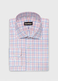 Paul Stuart Cotton Tattersall Dress Shirt, thumbnail 1
