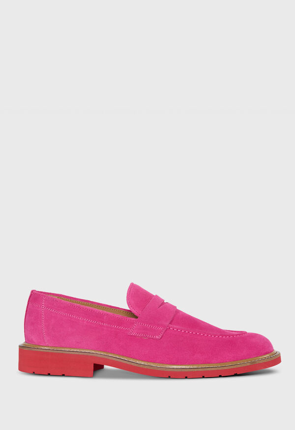 Paul Stuart Delfino Nubuck Penny Loafer, image 1