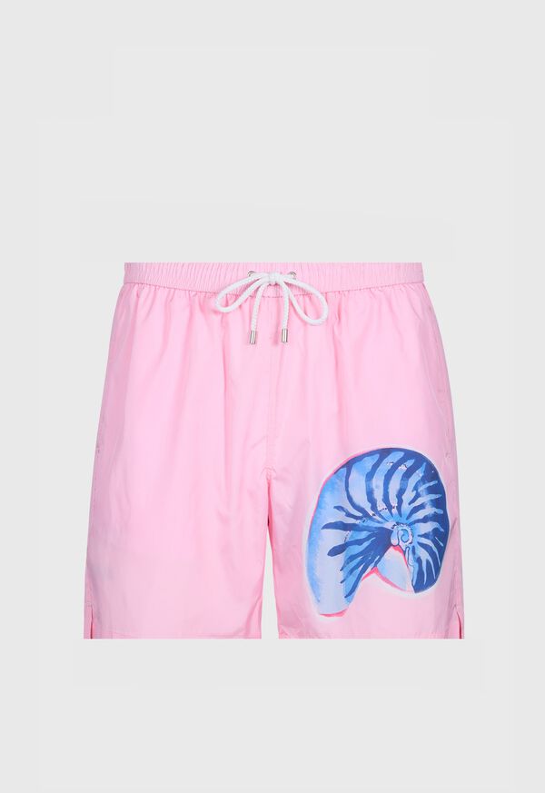 Paul Stuart Shell Print Swim Trunk, image 1
