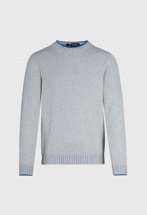 Paul Stuart Cotton Mouliné Crewneck Sweater, image 1