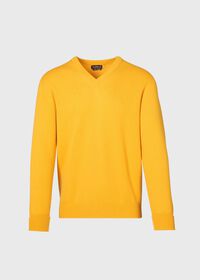 Paul Stuart Classic Cashmere Double Ply V-Neck Sweater, thumbnail 13