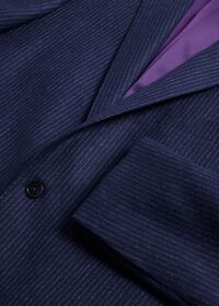 Paul Stuart Stripe Wool Flannel Suit, thumbnail 3