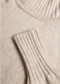 Paul Stuart Cashmere Cropped Turtleneck Sweater, thumbnail 6