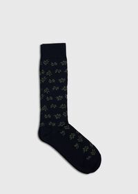 Paul Stuart Tossed Leaf Motif Sock, thumbnail 1
