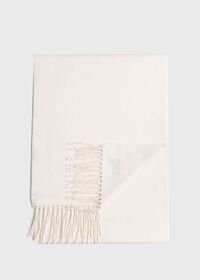 Paul Stuart Oversized Cashmere Logo Scarf, thumbnail 10
