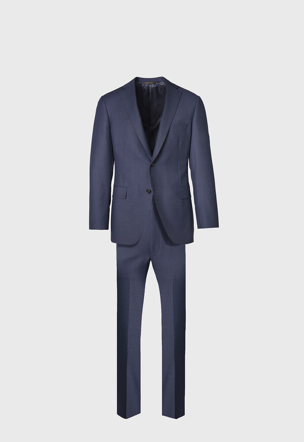 Paul Stuart Navy Nailhead All Year Wool Paul Suit, image 1
