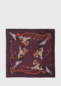 Paul Stuart Printed Dog Pocket Square, thumbnail 2