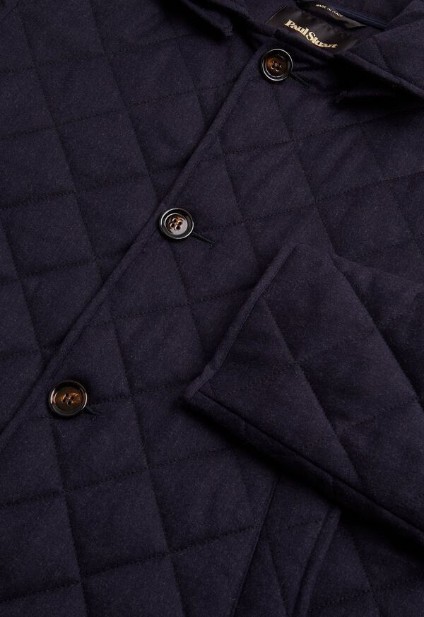 Paul Stuart Quilted Barn Coat with Hood, image 2