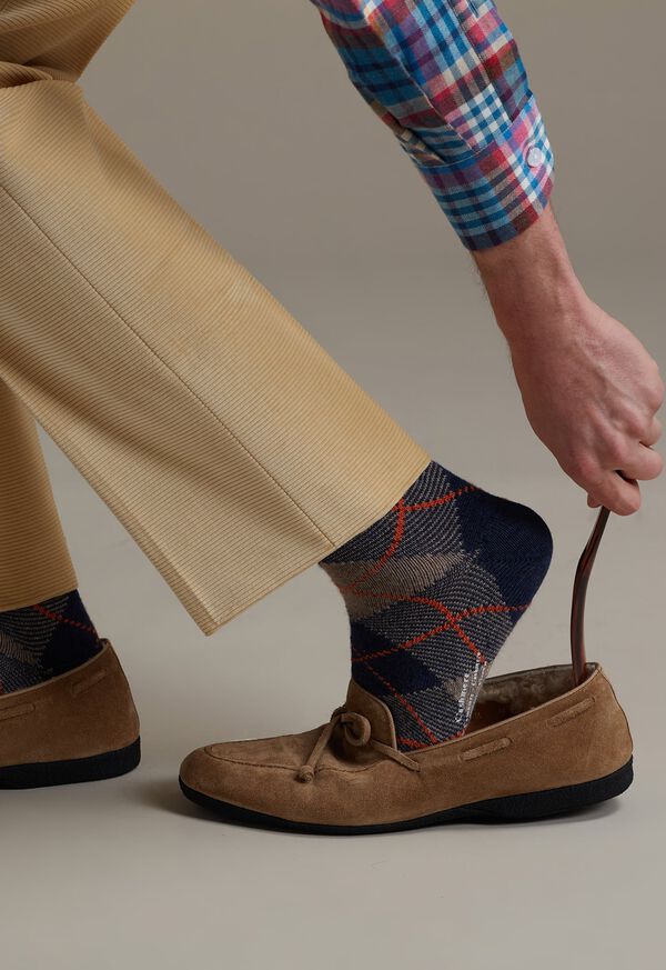 Paul Stuart Cashmere Blend Argyle Sock, image 3