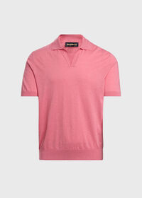 Paul Stuart Open Collar Cotton Polo, thumbnail 1