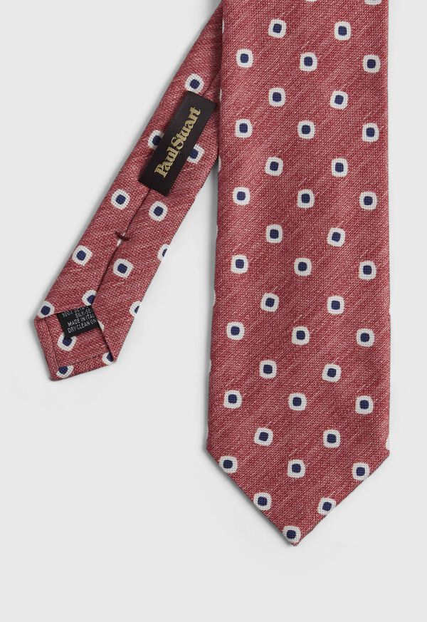 Paul Stuart Tossed Square Print Tie, image 1