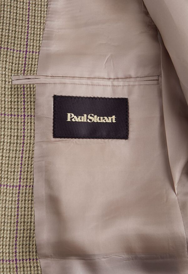 Paul Stuart Cotton/Linen Plaid Spring/Summer Sport Jacket, image 2