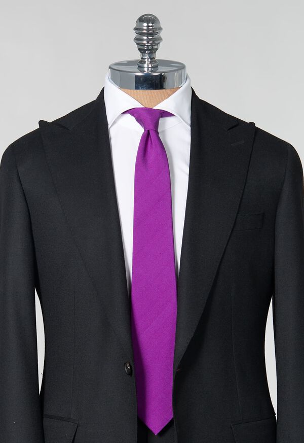 Paul Stuart Silk Shantung Tie, image 2