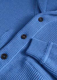Paul Stuart Shawl Collar Ribbed Cardigan, thumbnail 2